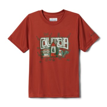 Columbia T-Shirt Jongens, Little Trek Rood, 26EGWAKVO